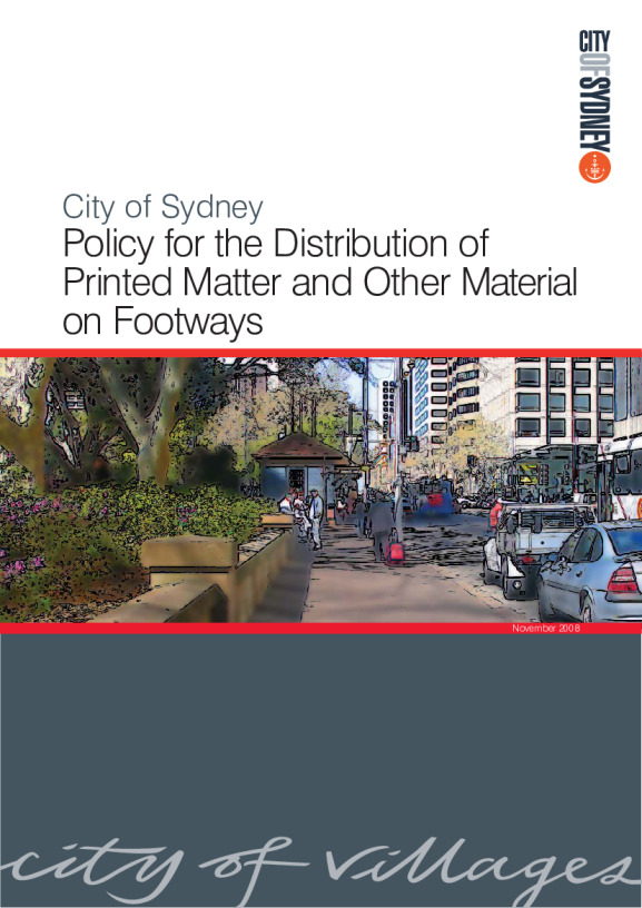 CoSDistPrintedMaterialPolicyNov2008