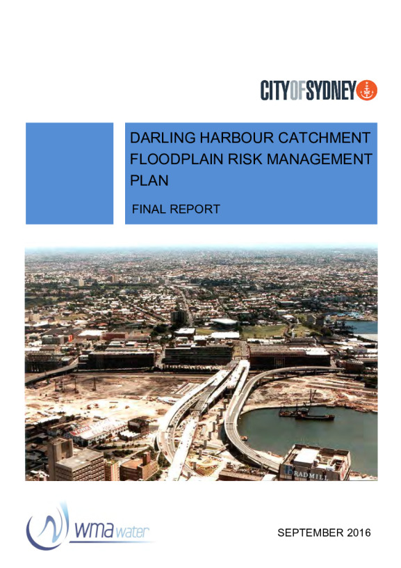 Darling Harbour Catchment Floodplain Risk Management Plan