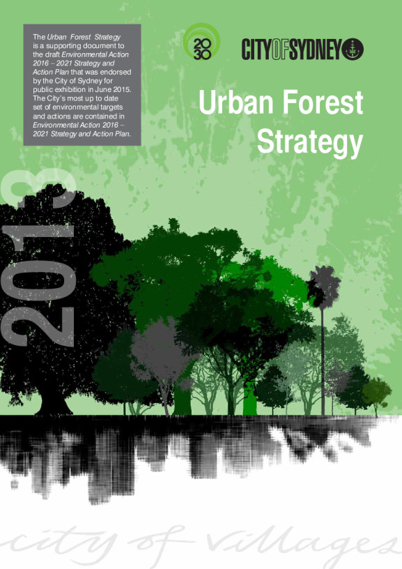 Urban Forest Strategy Adopted Feb 2013