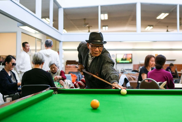 Community members enjoying activities at the Ron Williams Centre