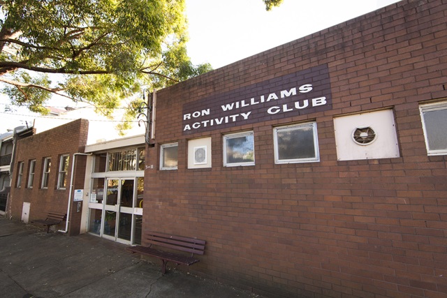 Facade of the Ron Williams Centre.