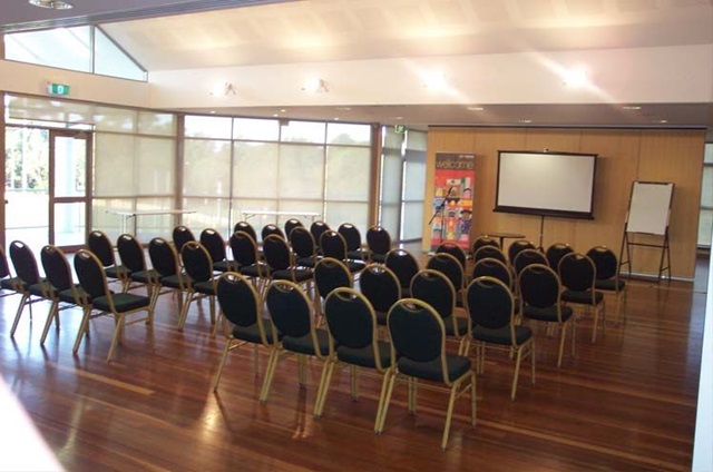 Sydney Park Pavilion meeting setup