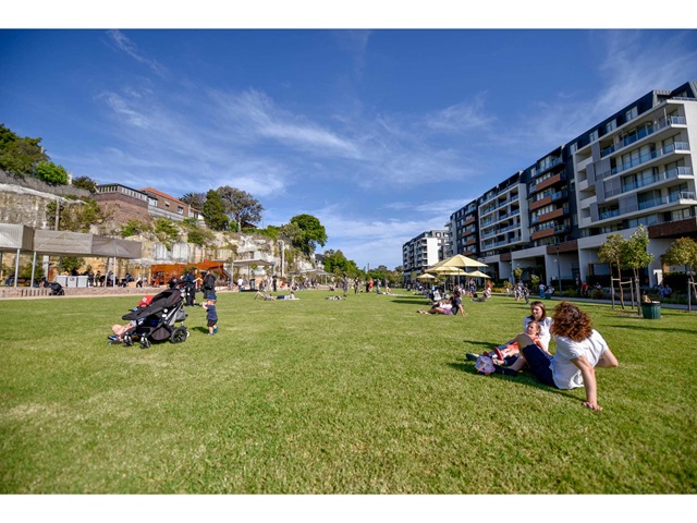 People sitting in the park