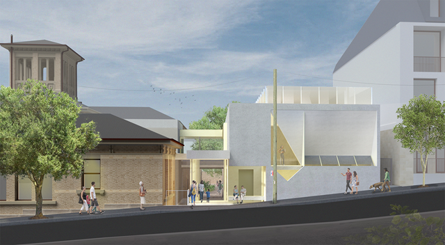 The upgrade will include an accessible entrance from the street.