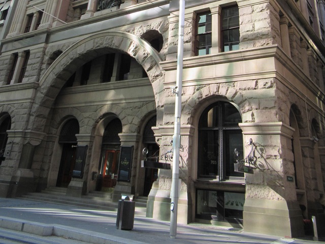 Front of building at 350 George Street, Sydney