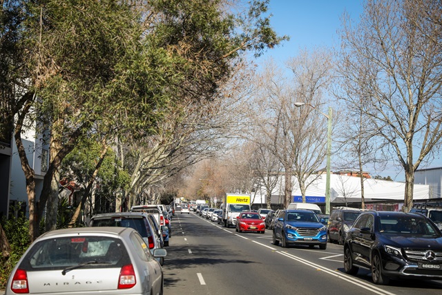 Picture of cars on a street