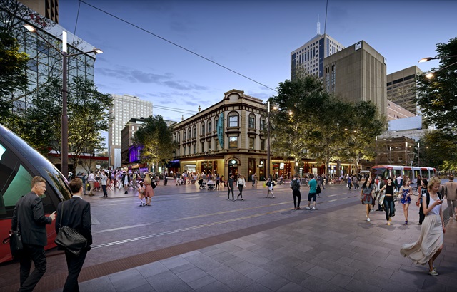 Proposed Pedestrian Boulevard George Street Sydney Devonshire Street Surry Hills City Of Sydney