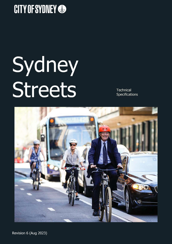 Sydney Streets technical specifications book cover