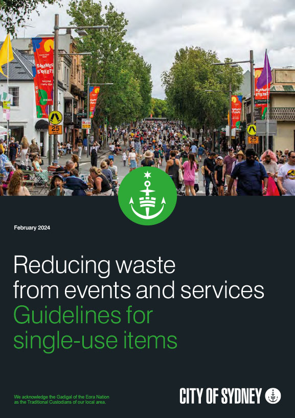 Cover of the guide with an image of a street festival.