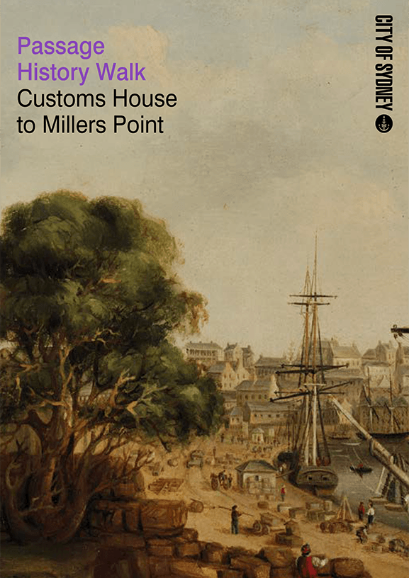 Cover image detail of George Peacock's 1845 historical painting of Customs House and the Circular Wharf. Image from the Dixson Galleries, State Library of New South Wales.