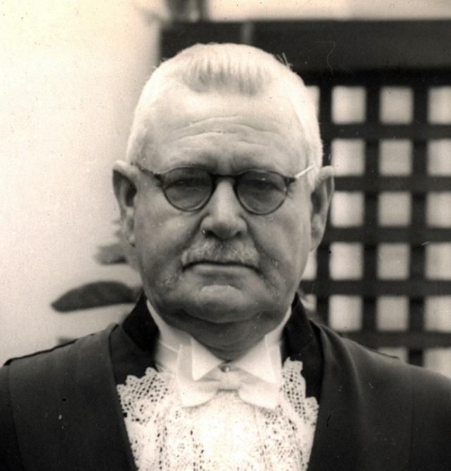 An historic photo of a man.