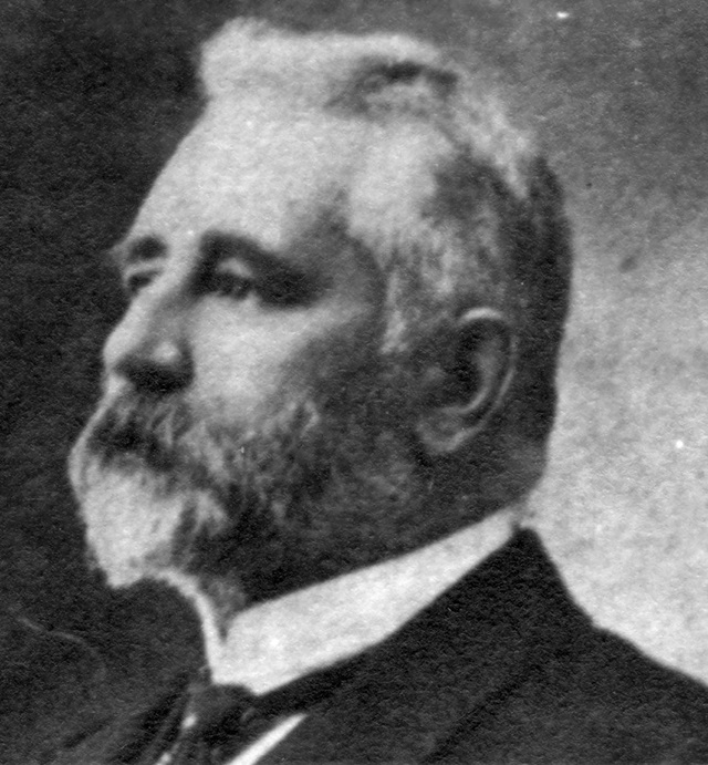 An historic photo of a man.