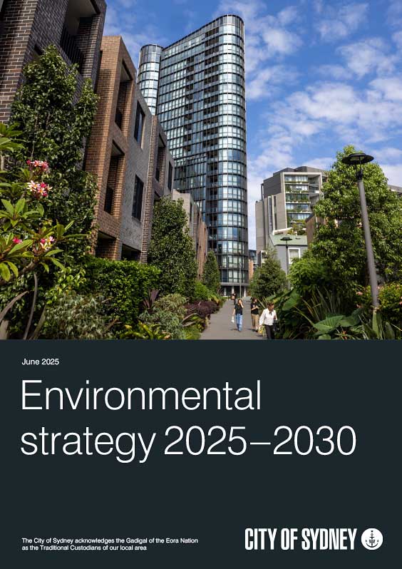 Environmental strategy 2025–2030 - Book cover June