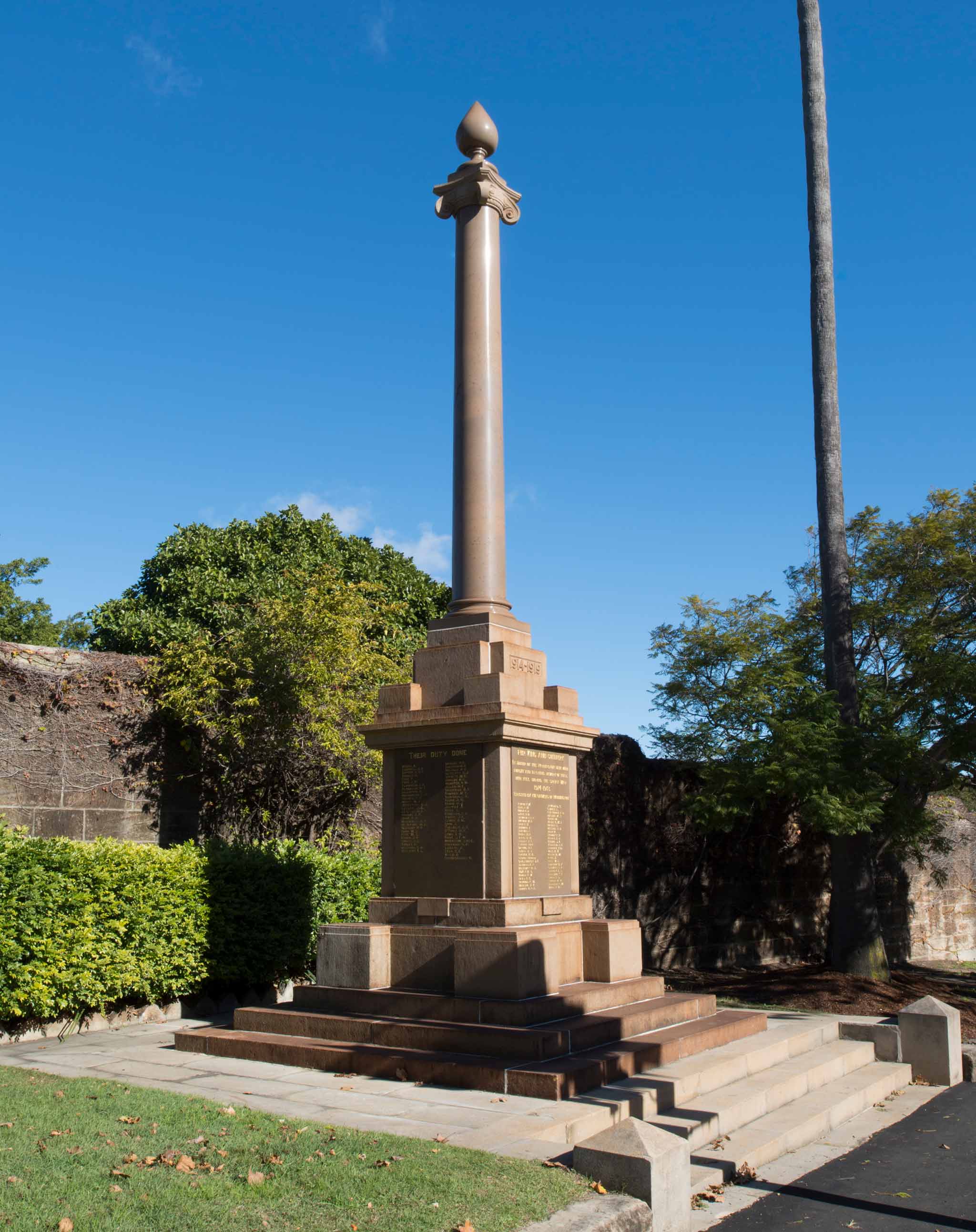 Proposed improvements to Paddington War Memorial - City of ...