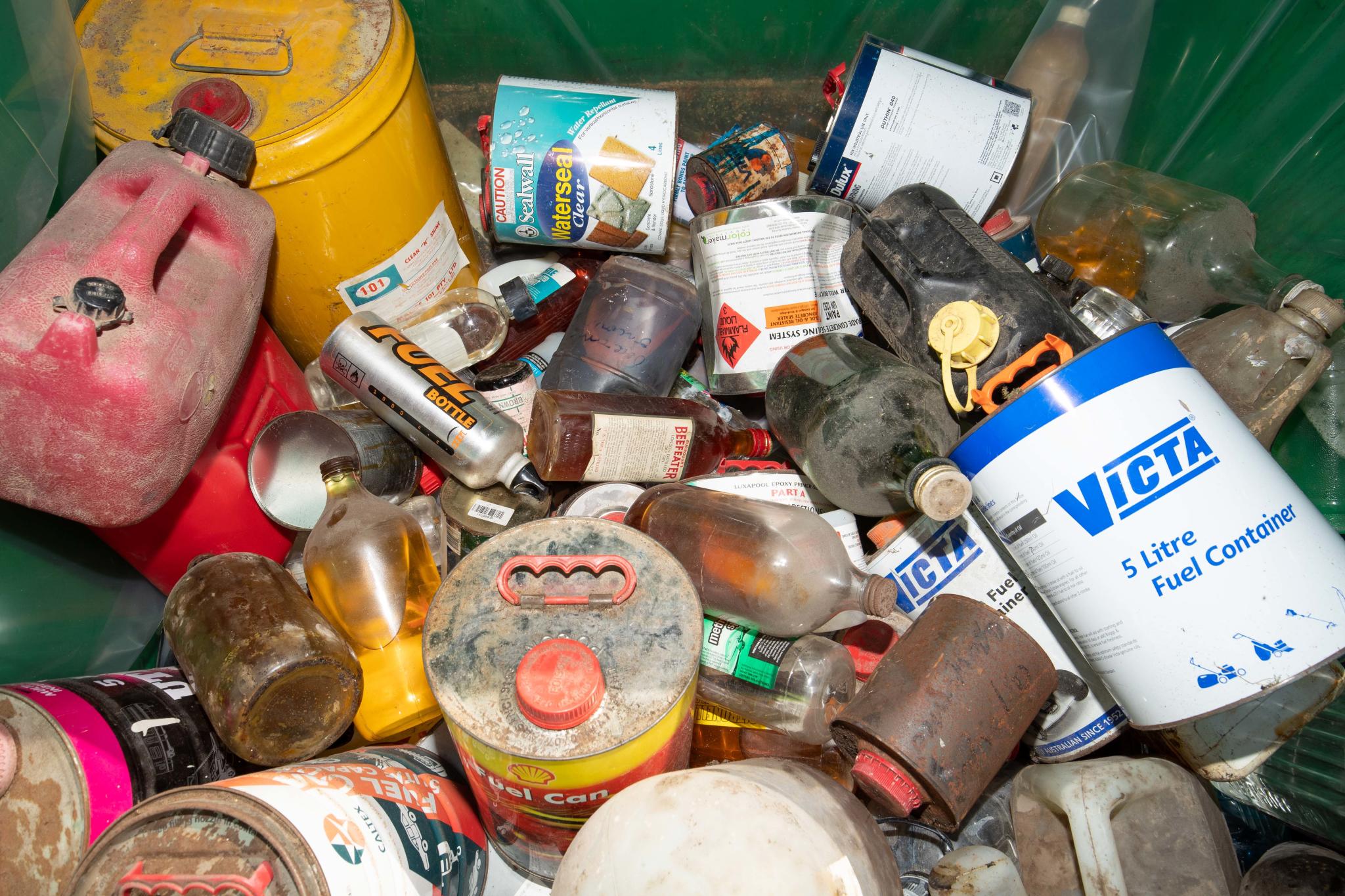 Household chemical disposal in sydney city of sydney